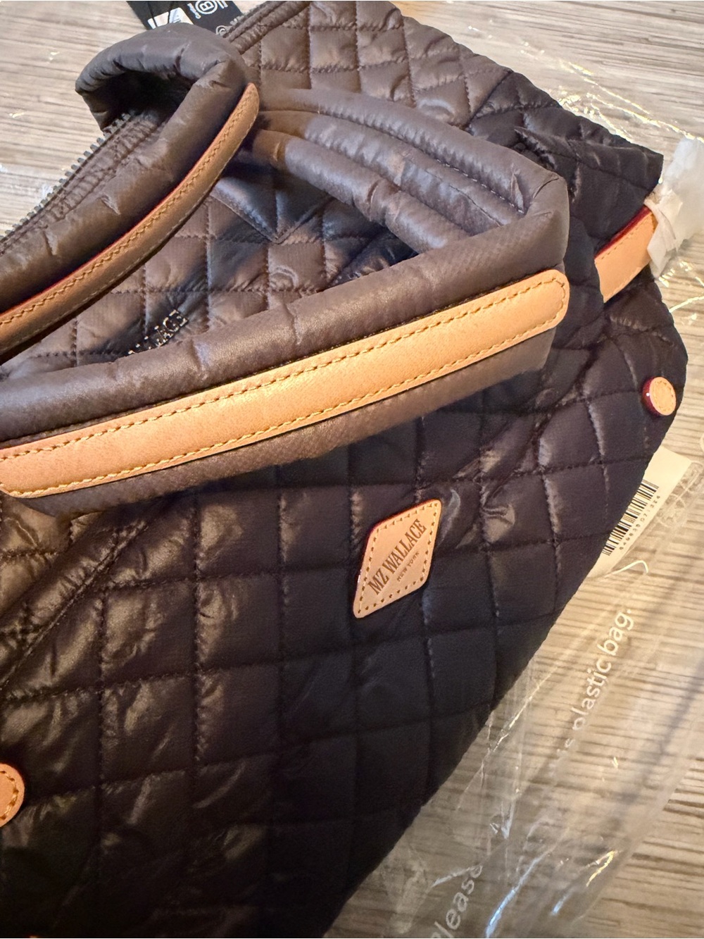 MZ Wallace Medium Sutton Deluxe-Black/Grey - Picture 2 of 5